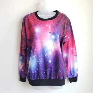 Galaxy Crew Neck Sweater